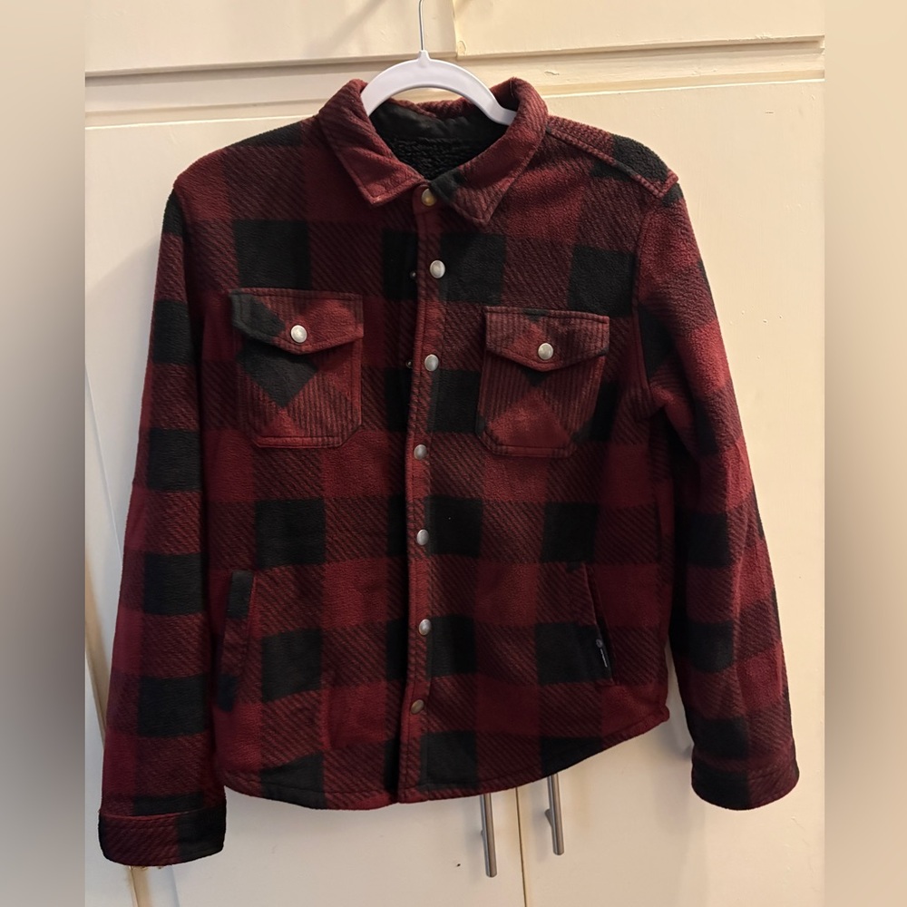 Weatherproof Red and Black Checkered Jacket